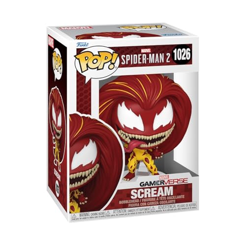 Funko POP! Games: SM2VG - Scream - Scream - Spider-Man 2 Video Game - Vinyl-Sammelfigur - Geschenkidee - Offizielle Handelswaren - Spielzeug Für Kinder und Erwachsene - Video Games Fans von Funko