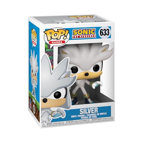 Funko Pop! Games: Sonic 30th-Silver Hedgehog The Hedgehog - Sonic The Hedgehog - Vinyl-Sammelfigur - Geschenkidee - Offizielle Handelswaren - Spielzeug Für Kinder und Erwachsene - Video Games Fans von Funko