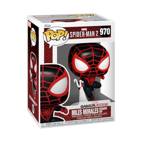 Funko POP! Games: Spider-Man 2- Miles Morales - Spider-Man 2 Video Game - Vinyl-Sammelfigur - Geschenkidee - Offizielle Handelswaren - Spielzeug Für Kinder und Erwachsene - Video Games Fans von Funko