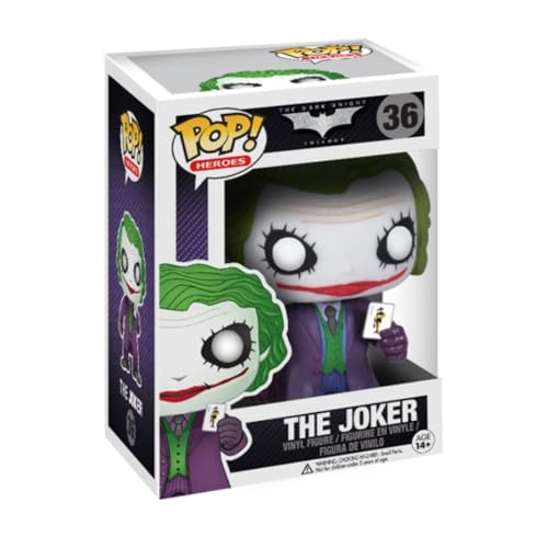 Funko Pop! Heroes Dark Knight The Joker - Vinyl-Sammelfigur - Geschenkidee - Offizielle Handelswaren - Spielzeug Für Kinder und Erwachsene - Movies Fans - Modellfigur Für Sammler und Display von Funko