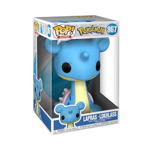 Funko Pop! Jumbo: Pokemon - Lapras - Vinyl-Sammelfigur - Geschenkidee - Offizielle Handelswaren - Spielzeug Für Kinder und Erwachsene - Video Games Fans - Modellfigur Für Sammler und Display von Funko