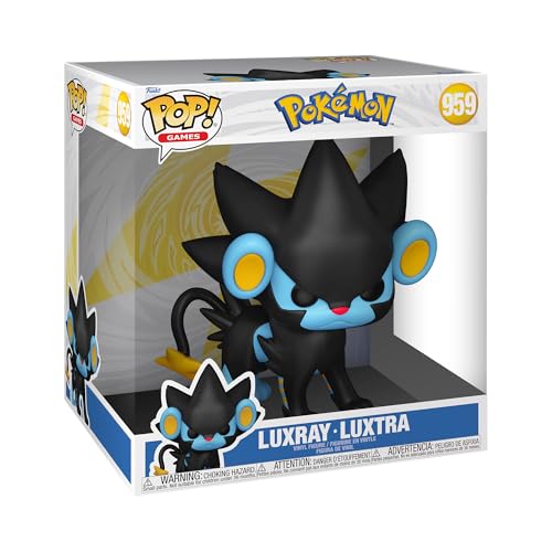 Funko POP! Jumbo: Pokemon - Luxray - Sammelfigur aus Vinyl - Offizielle Merchandise - Spielzeug für Kinder & Erwachsene - Spielefans und Display von Funko