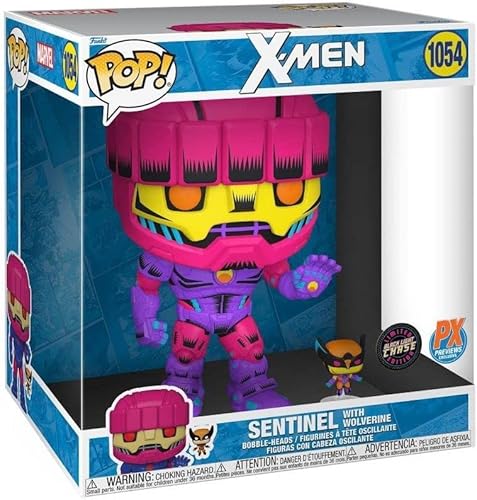 Funko POP! Jumbo: X-Men Sentinel with Wolverine Chase Previews Exclusive von Funko