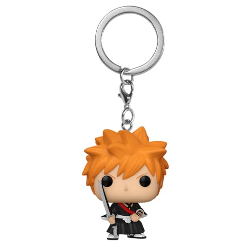 Funko POP! Keychain: BLEACH - Ichigo Kurosaki - Neuartiger Schlüsselanhänger - Vinyl-Minifigur Zum Sammeln - Strumpffüller - Geschenkidee - Offizielle Handelswaren - Anime Fans - Minifigur von Funko