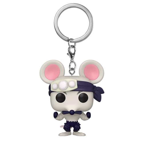 Funko POP! Keychain: Demon Slayer - Muscle Mouse - Neuartiger Schlüsselanhänger - Vinyl-Minifigur Zum Sammeln - Strumpffüller - Geschenkidee - Offizielle Handelswaren - Anime Fans - Minifigur von Funko