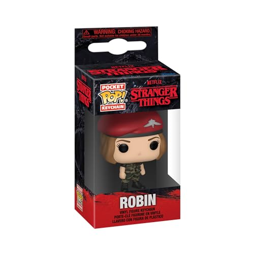 Funko Pop! Keychain: Stranger Things - Robin - Neuartiger Schlüsselanhänger - Vinyl-Minifigur Zum Sammeln - Strumpffüller - Geschenkidee - Offizielle Handelswaren - TV Fans - Minifigur von Funko