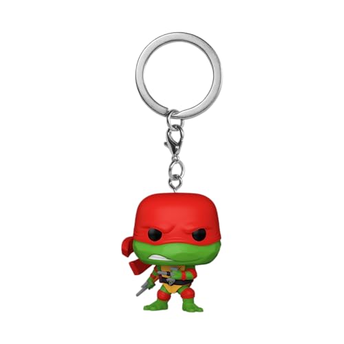 Funko Pop! Keychain: Teenage Mutant Ninja Turtles (TMNT) Raphael - Neuartiger Schlüsselanhänger - Vinyl-Minifigur Zum Sammeln - Strumpffüller - Geschenkidee - Offizielle Handelswaren von Funko