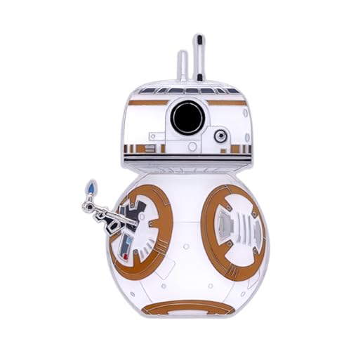 Funko Pop! Large Enamel Pin STAR WARS: BB-8 With Lighter - BB-9E Emaille-Nadeln - Niedliche Brosche Zum Sammeln - Für Rucksäcke & Taschen - Geschenkidee - Offizielle Handelswaren von Funko