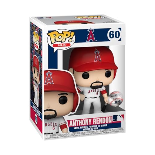 Funko POP! MLB: Angels - Anthony Rendon - (Home Uniform) - Vinyl-Sammelfigur - Geschenkidee - Offizielle Handelswaren - Spielzeug Für Kinder und Erwachsene - Sports Fans - Modellfigur Für Sammler von Funko