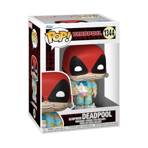 Funko POP! Marvel: Deadpool - Sleepover Partygast - Vinyl-Sammelfigur - Offizielle Merchandise - Spielzeug für Kinder & Erwachsene - Marvel Fans und Display von Funko