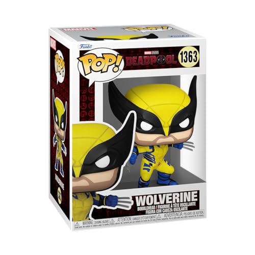 Funko POP! Marvel: Deadpool & Wolverine - Wolverine - Vinyl-Sammelfigur - Offizielle Handelswaren - Spielzeug Für Kinder und Erwachsene - Movies Fans - Modellfigur Für Sammler und Display von Funko