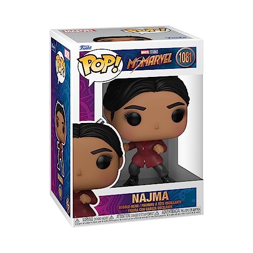 Funko POP! Marvel: Ms. Marvel - Najma - Vinyl-Sammelfigur - Geschenkidee - Offizielle Handelswaren - Spielzeug Für Kinder und Erwachsene - TV Fans - Modellfigur Für Sammler und Display von Funko