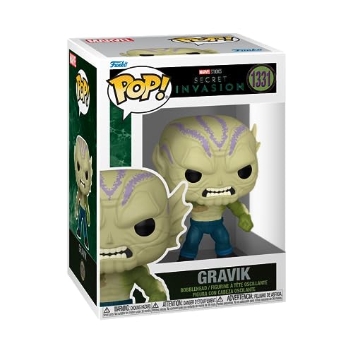 Funko POP! Marvel: Secret Invasion - Gravik - Sammelfigur aus Vinyl - Offizielle Merchandise - Spielzeug für Kinder & Erwachsene - Marvel Fans und Display von Funko