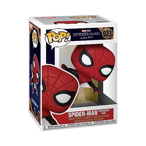 Funko Pop! Marvel: - Spider-Man - (Upgraded Suit) - Vinyl-Sammelfigur - Geschenkidee - Offizielle Handelswaren - Spielzeug Für Kinder und Erwachsene - Movies Fans von Funko