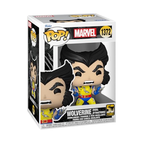 Funko POP! Marvel: Wolverine 50th – Ultimate Wolverine mit Adamantium - X-Men - Vinyl-Sammelfigur - Geschenkidee - Offizielle Handelswaren - Spielzeug Für Kinder und Erwachsene - Comic Books Fans von Funko