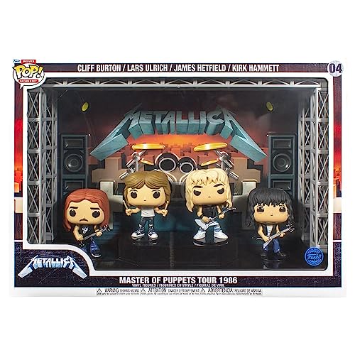 Funko POP! Moment Deluxe: Metallica Master Tour (1986) Vinyl Figuren (2022 Exklusive Limitierte Edition), Einheitsgröße, (67772) von Funko