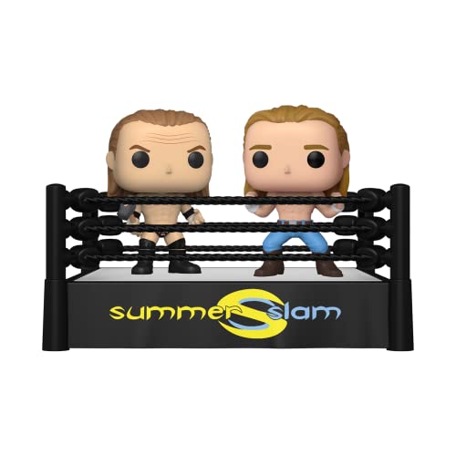 Funko POP! Moments: SS Ring mit Triple H & Shawn MichaelsH/Michaels - WWE - Vinyl-Sammelfigur - Geschenkidee - Offizielle Handelswaren - Spielzeug Für Kinder und Erwachsene - Sports Fans von Funko