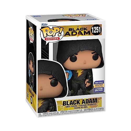 Funko Pop! Movies: DC - Black Adam mit Cloak - Amazon-Exklusiv - Vinyl-Sammelfigur - Geschenkidee - Offizielle Handelswaren - Spielzeug Für Kinder und Erwachsene - Movies Fans von Funko