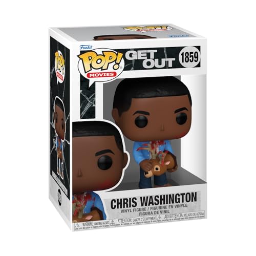 Funko POP! Movies: Get Out - Chris Washington mit Deer- Vinyl-Sammelfigur - Geschenkidee - Offizielle Handelswaren - Spielzeug Für Kinder und Erwachsene - Movies Fans - Modellfigur Für Sammler von Funko