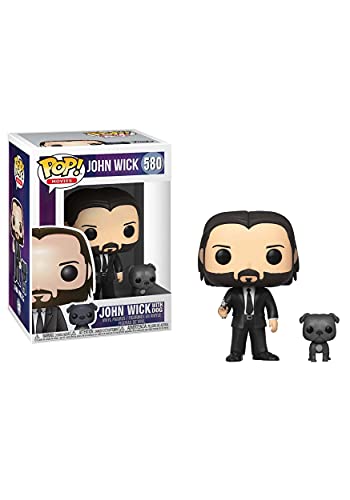 Funko POP! Movies: John Wick - John in Black Suit w/Dog von Funko