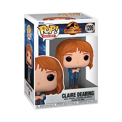 Funko Pop! Movies: JW3 - Claire Dearing - Jurassic World 3 - Vinyl-Sammelfigur - Geschenkidee - Offizielle Handelswaren - Spielzeug Für Kinder und Erwachsene - Movies Fans - Modellfigur Für Sammler von Funko