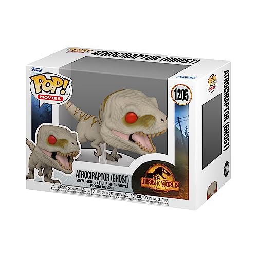 Funko Pop! Movies: JW3 - Atrociraptor - (Ghost) - Jurassic World 3 - Vinyl-Sammelfigur - Geschenkidee - Offizielle Handelswaren - Spielzeug Für Kinder und Erwachsene - Movies Fans von Funko