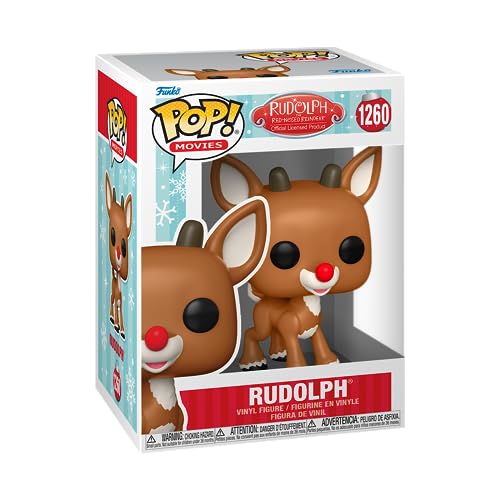 Funko POP! Movies: Rudolph - Rudolph - Rudolph The Red-Nosed Reindeer - Vinyl-Sammelfigur - Geschenkidee - Offizielle Handelswaren - Spielzeug Für Kinder Und Erwachsene - Movies Fans von Funko