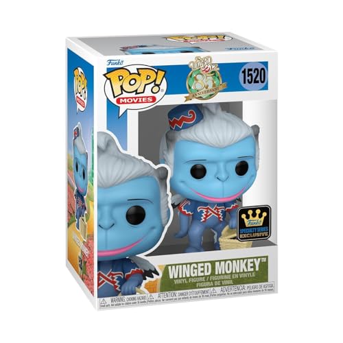 Funko POP! Movies: The Wizard of Oz - Winged Monkey - 1/6 Quote Für Seltene Chase-Variante - Beflockt - Vinyl-Sammelfigur - Geschenkidee - Offizielle Handelswaren - Movies Fans von Funko