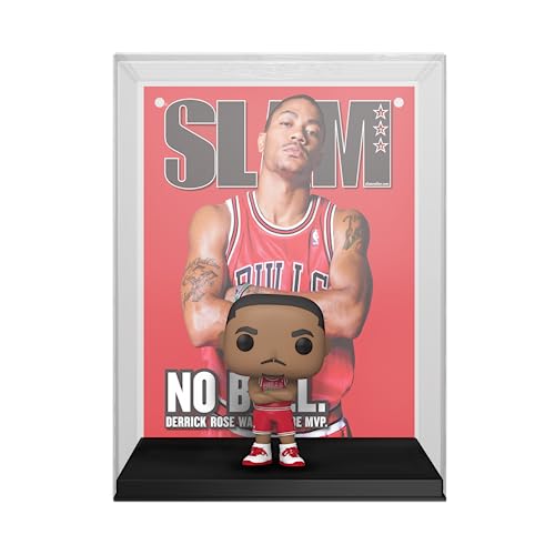 Funko Pop! NBA Cover: Slam - Derrick Rose - NBA + Slam Magazine - Vinyl-Sammelfigur - Geschenkidee - Offizielle Handelswaren - Spielzeug Für Kinder und Erwachsene - Sports Fans von Funko