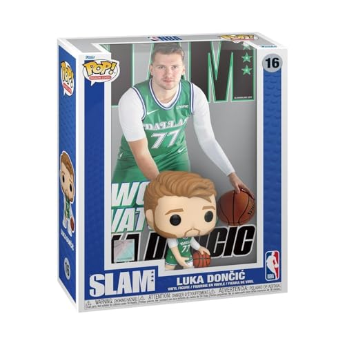 Funko Pop! NBA Cover: Slam - Luka Doncic - Vinyl-Sammelfigur - Geschenkidee - Offizielle Handelswaren - Spielzeug Für Kinder und Erwachsene - Modellfigur Für Sammler und Display von Funko