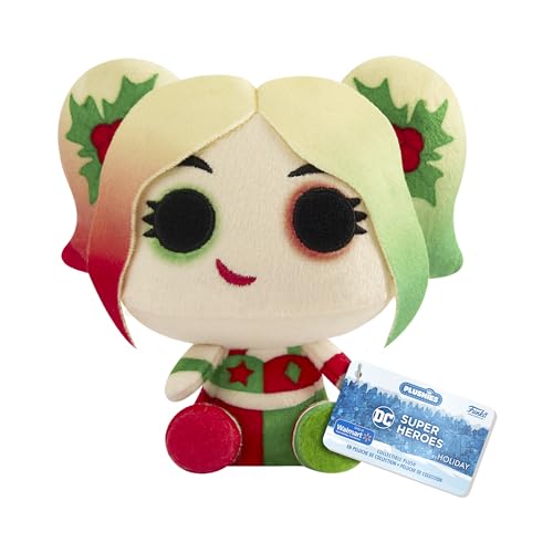 Funko POP! Plush: DC Holiday - 4" Harley Quinn - DC Comics - Harley Quinn - Plüschtier - Geschenkidee Zum Geburtstag - Offizielle Handelswaren - Gefüllt Plüschtiere Für Kinder Und Erwachsene von Funko