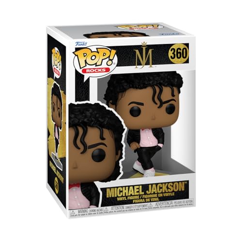 Funko POP! Rocks: Michael Jackson - (Billie Jean) - Vinyl-Sammelfigur - Geschenkidee - Offizielle Handelswaren - Spielzeug Für Kinder Und Erwachsene - Music Fans - Modellfigur Für Sammler Und Display von Funko