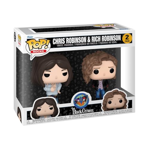 Funko POP! Rocks: The Black Crowes 2PK - Chris Robinson - Vinyl-Sammelfigur - Geschenkidee - Offizielle Handelswaren - Spielzeug Für Kinder und Erwachsene - Music Fans - Modellfigur Für Sammler von Funko