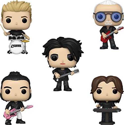 Funko POP! Rocks: The Cure - Robert Smith - 5 Packung - Vinyl-Sammelfigur - Geschenkidee - Offizielle Handelswaren - Spielzeug Für Kinder Und Erwachsene - Music Fans - Modellfigur Für Sammler von Funko