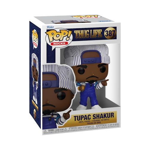 Funko POP! Rocks: Tupac 90's - Vinyl-Sammelfigur - Geschenkidee - Offizielle Handelswaren - Spielzeug Für Kinder und Erwachsene - Music Fans - Modellfigur Für Sammler und Display von Funko