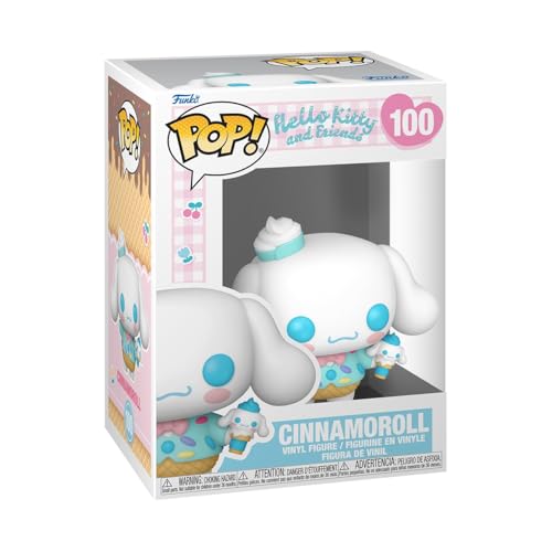 Funko POP! Sanrio: Hello Kitty - Cinnamoroll - (IC) - Vinyl-Sammelfigur - Geschenkidee - Offizielle Handelswaren - Spielzeug Für Kinder und Erwachsene - Cartoons Fans - Modellfigur Für Sammler von Funko