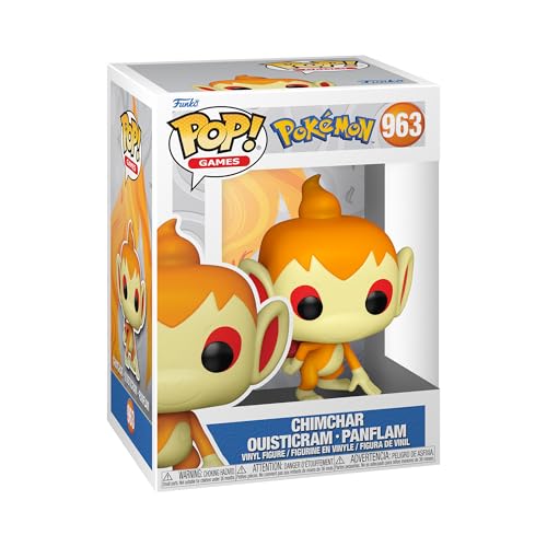 Funko POP! Spiele: Pokemon - Chimchar - Sammelfigur aus Vinyl - Offizielle Merchandise - Spielzeug für Kinder & Erwachsene - Spielefans und Display von Funko