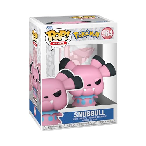 Funko POP! Spiele: Pokemon - Snubbull - Sammelfigur aus Vinyl - Offizielle Merchandise - Spielzeug für Kinder & Erwachsene - Spielefans und Display von Funko