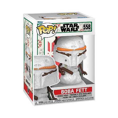 Funko Pop! Star Wars: Holiday - Boba Fett - Schneemann - Vinyl-Sammelfigur - Geschenkidee - Offizielle Handelswaren - Spielzeug Für Kinder und Erwachsene - Movies Fans - Modellfigur Für Sammler von Funko