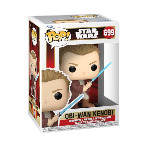 Funko POP! Star Wars: Episode 1 The Phantom Menace Anniversary - Obi-Wan Kenobi - (Young) - Vinyl-Sammelfigur - Geschenkidee - Offizielle Handelswaren - Spielzeug Für Kinder und Erwachsene von Funko