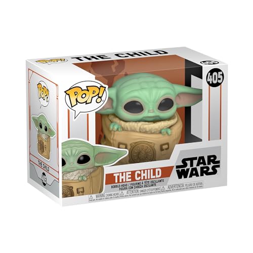 Funko POP! Star Wars: The Mandalorian -Grogu (das Kind, Baby Yoda) mit Tasche - Vinyl-Sammelfigur - Geschenkidee - Offizielle Handelsware - Spielzeug für Kinder und Erwachsene - TV-Fans. von Funko