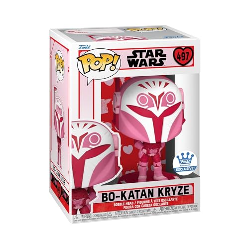 Funko POP! Star Wars: Valentines - BO-Katan - BO Katan - The Mandalorian - Vinyl-Sammelfigur - Geschenkidee - Offizielle Handelswaren - Spielzeug Für Kinder und Erwachsene - TV Fans von Funko