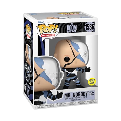 Funko POP! TV: Doom Patrol - Mr. Nobody - Leuchtet Im Dunkeln - Vinyl-Sammelfigur - Geschenkidee - Offizielle Handelswaren - Spielzeug Für Kinder und Erwachsene - TV Fans - Modellfigur Für Sammler von Funko