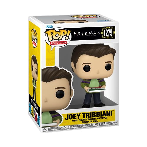 Funko Pop! TV: Friends - Joey Tribbiani mit Pizza - Vinyl-Sammelfigur - Geschenkidee - Offizielle Handelswaren - Spielzeug Für Kinder und Erwachsene - TV Fans - Modellfigur Für Sammler von Funko