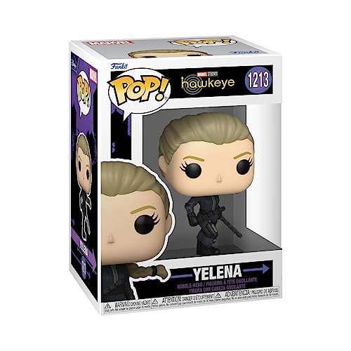 Funko Pop! TV: Marvel - Hawkeye - Yelena - 1/6 Quote Für Seltene Chase-Variantease, Hawkeye TV Show - Vinyl-Sammelfigur - Geschenkidee - Offizielle Handelswaren - TV Fans - Modellfigur Für Sammler von Funko