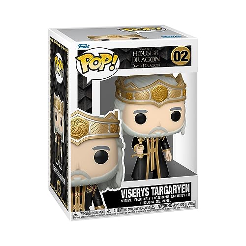 Funko Pop! TV: HotD - King Viserys Targaryen Targaryen - House of The Dragon - Vinyl-Sammelfigur - Geschenkidee - Offizielle Handelswaren - Spielzeug Für Kinder und Erwachsene - TV Fans von Funko