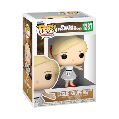 Funko POP! TV: Parks & Rec - Leslie Knope - (wedding) - Parks And Recreation - Vinyl-Sammelfigur - Geschenkidee - Offizielle Handelswaren - Spielzeug Für Kinder Und Erwachsene - TV Fans von Funko