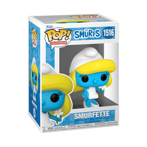 Funko POP! TV: Smurfs - Smurfette - 1/6 Quote Für Seltene Chase-Variante - Vinyl-Sammelfigur - Geschenkidee - Offizielle Handelswaren - Spielzeug Für Kinder und Erwachsene - TV Fans von Funko