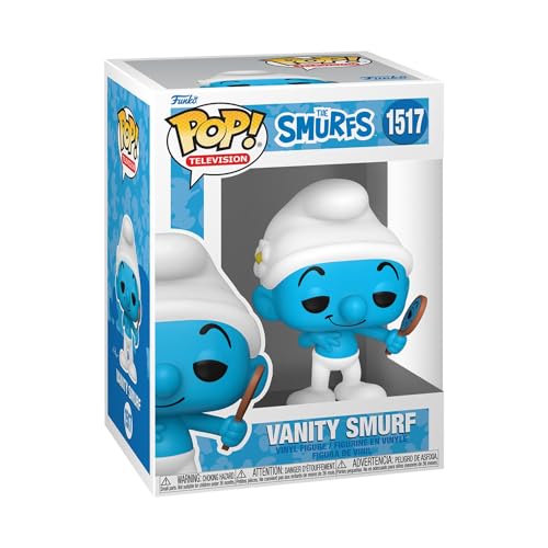 Funko POP! TV: Smurfs - Vanity Smurf - Vinyl-Sammelfigur - Geschenkidee - Offizielle Handelswaren - Spielzeug Für Kinder und Erwachsene - TV Fans - Modellfigur Für Sammler und Display von Funko