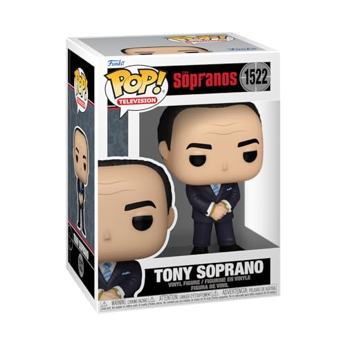 Funko POP! TV: Sopranos - Tony - The Sopranos - Vinyl-Sammelfigur - Geschenkidee - Offizielle Handelswaren - Spielzeug Für Kinder und Erwachsene - TV Fans - Modellfigur Für Sammler und Display von Funko